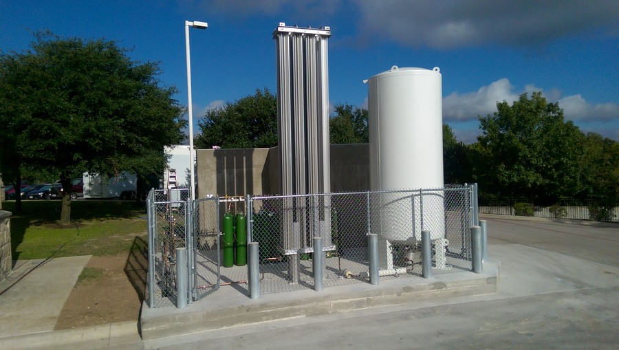 hospitial liquid oxygen storage