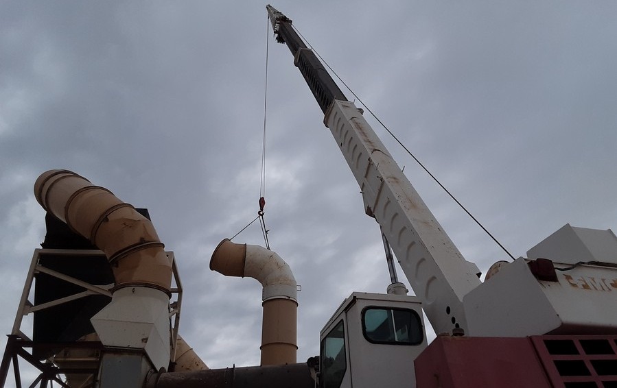 connection of ducting ellbow