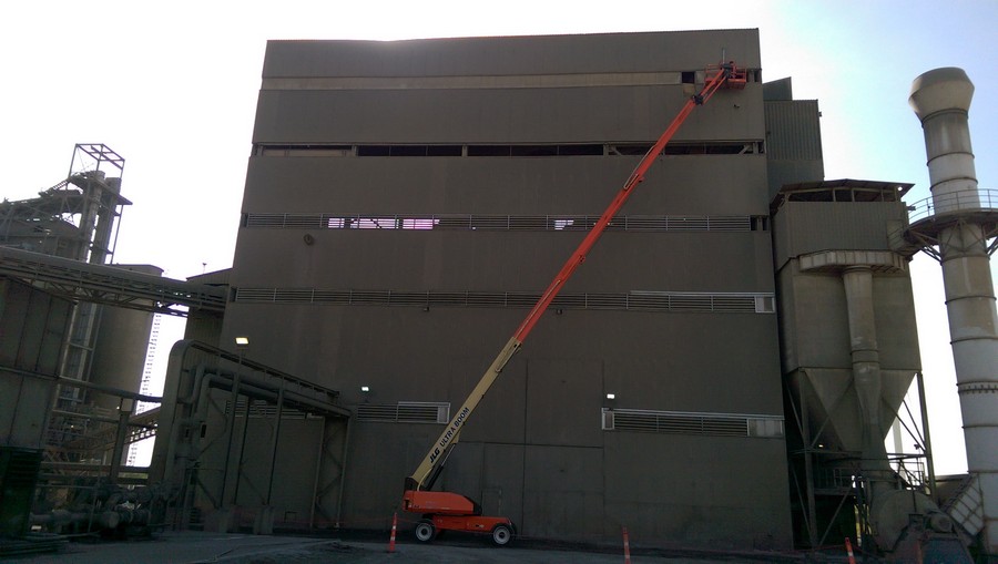crossflow ventilation of cement ball mill building