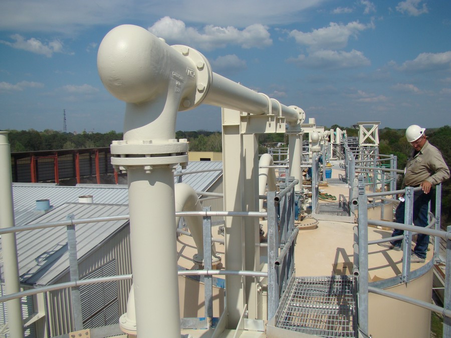 pneumatic conveyor piping of ceramic sand