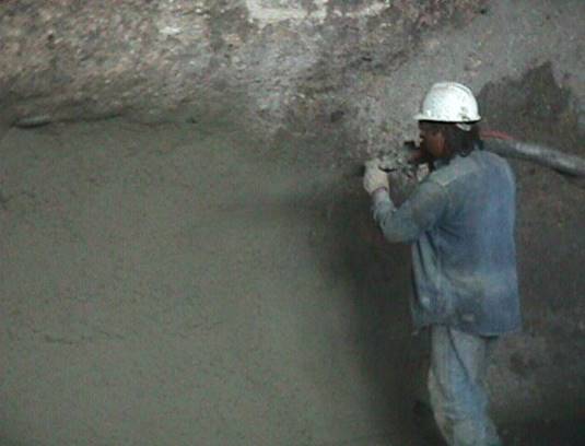 SMI shotcrete slag quenching April 2002